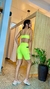 Conjunto Top Camiseta & Bermuda Bolso Unilateral na internet