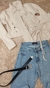 Conjunto invierno 1 (Saco de pana, Manga larga campesina, jeans mom y cinto) en internet