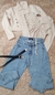 Conjunto invierno 1 (Saco de pana, Manga larga campesina, jeans mom y cinto) - comprar online