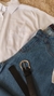 Camisa Manga Larga Blanca + Jeans Mom + Cinto. - comprar online
