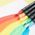 Marcadores Permanente Doble Punta x18 con Estuche - Glew Store