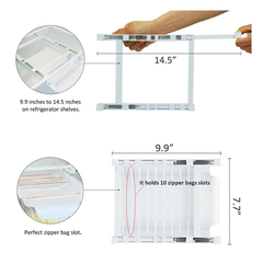 Organizador + 10 Bolsas Ziploc Para Refrigerador - YCS Variedades