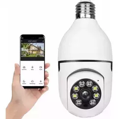 Cámara Bombillo De Seguridad Gira 360° - comprar en línea