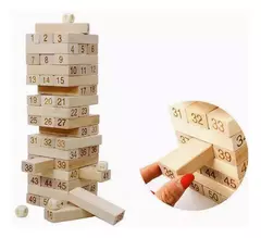 Jenga De Madera 54 Piezas - YCS Variedades