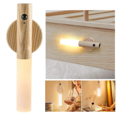 Lampara Magnética Sensor En Madera Vara - comprar en línea