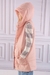 Chaleco abrigo rosa - comprar online