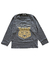 Camiseta Oso Troquelado - Gris - comprar online