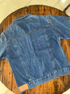 Jaqueta Jeans Pedraria - ranchomodacountry