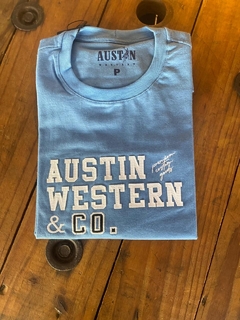 Camiseta Austin Western - Azul bebe - comprar online