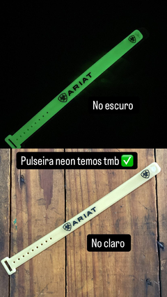 Pulseira Regulavel Brilha no Escuro - ranchoagrovet