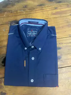Camisa Austin Western M/C- Lisa Azul Marinho