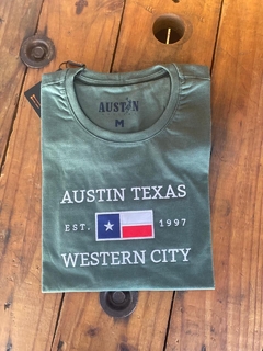 Camiseta Austin Western - Verde militar - comprar online