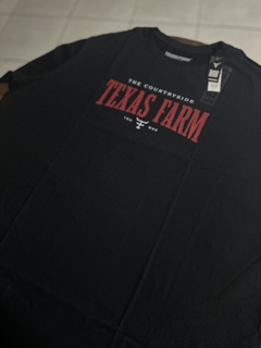 Camiseta Texas Farm - Preta - comprar online