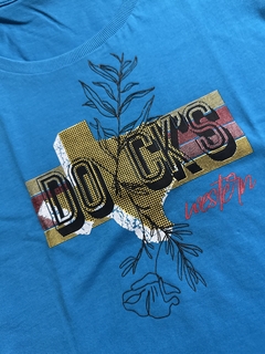 Camiseta Docks Western - Azul