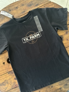 Camiseta Texas Farm - Preto escrita - comprar online