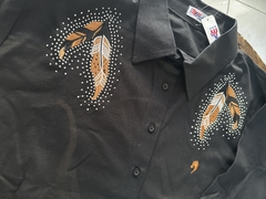 Camisa Bordados com pedraria na internet