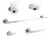 KIT DE ACCESORIOS PARA BAÑO 5 PIEZAS FV TRIADES 179.05/C3