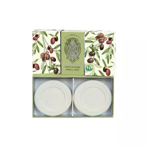Kit de Sabonete em barra extra hidratante Olive Flowers - La Florentina 2x115 g