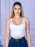 Top Cropped Feminino Regata com Bojo - NEXUS SHOP