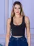 Top Cropped Feminino Regata com Bojo