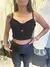 Top Cropped Alcinha Feminino Com Bojo - loja online