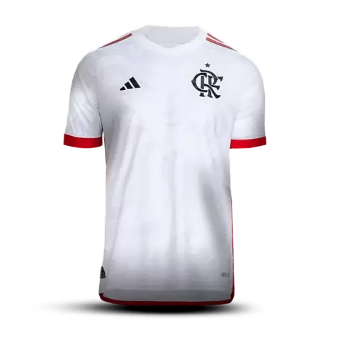 Camisa Flamengo II 24/25 - Torcedor Adidas Masculina - Branca com detalhes em vermelho - comprar online