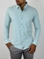 Camisa M/L Tech Slim Fit Liquid Repeller Verde Água - Paladho´s - comprar online
