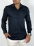 Camisa M/L Slim Fit Fibra de Bambu Preto - Zikani