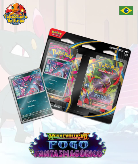 Blister Quádruplo Sneasel – Fogo Fantasmagórico – Pokémon TCG - comprar online