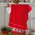 Pano de Copa Felpudo Jacquard P/Bordar 45cm x 70cm Mickey e Minnie Natal - Casa Heringer | Conforto pro seu lar