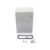 Imagen de Gabinete de Acero IP66 Uso en Intemperie (400 x 600 x 250 mm) con Placa Trasera Interior Metálica y Compuerta Inferior Atornillable (Incluye Chapa y L