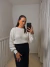 Blusa de tricô Clara
