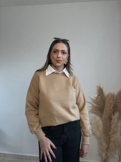 Imagem do Blusa de Moletom sem gola Pietra