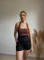 Shorts Alfaiataria Fabi Preto - loja online