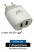 Carregador Rápido Com 2 Portas Usb 5.1a - Tipo C - Al-7705-TY - loja online