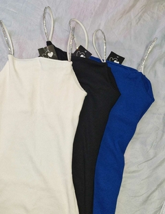VESTIDO ALÇA STRASS - comprar online