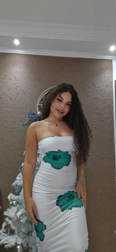 VESTIDO MIDI FLOR