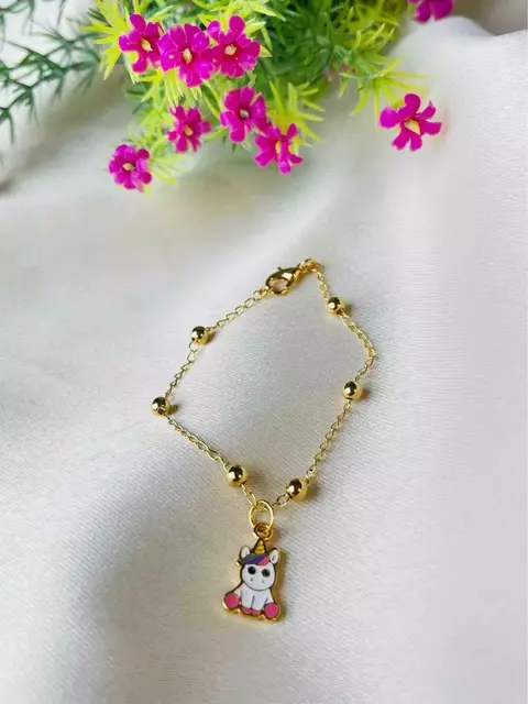 Pulseira Infantil Unicórnio - comprar online