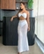 Conjunto longo de tule...