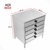 Gaveteiro de Pastel Térmico 5 Gavetas em Inox Profissional - comprar online