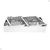 Forma Bandeja Selecao De Pipoca Gourmet 50x40x9cm Aço Inox - loja online