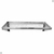 Prateleira Inox Grelha Escorredor de Parede 50x25cm - Shop Americana