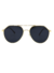 Óculos de Sol Califa Preto e Dourado - comprar online