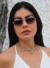Óculos de Sol Lux Prata Degradê - Fortuna Sunglasses | Óculos de Sol Femininos de Qualidade 
