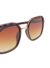 Óculos de Sol Hilton Marrom e Dourado Rose - Fortuna Sunglasses | Óculos de Sol Femininos de Qualidade 