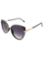 Óculos de Sol Jade Preto e Dourado Rose - Fortuna Sunglasses | Óculos de Sol Femininos de Qualidade 