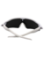 Óculos de Sol Race Branco Prata Espelhado - Fortuna Sunglasses | Óculos de Sol Femininos de Qualidade 