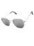 Óculos de Sol Hexagonal Prata Espelhado - Fortuna Sunglasses | Óculos de Sol Femininos de Qualidade 