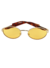 Óculos de Sol Catar Amarelo Animal Print - Fortuna Sunglasses | Óculos de Sol Femininos de Qualidade 