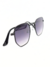 Óculos de Sol Hexagonal Grafite Degradê - Fortuna Sunglasses | Óculos de Sol Femininos de Qualidade 